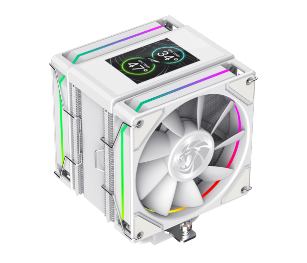 GAMEMAX SIGMA 620 LCD WH White 120x120mm - 1522196 - zdjęcie